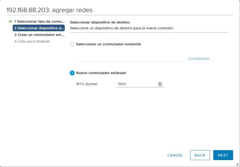 Conexión de ESXi a una LUN vía iSCSI con Standard vSwitches en vSphere ...